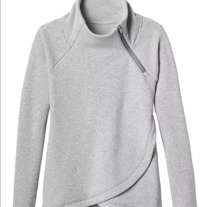 Athleta Cozy Karma Asymmetrical  Pullover XS